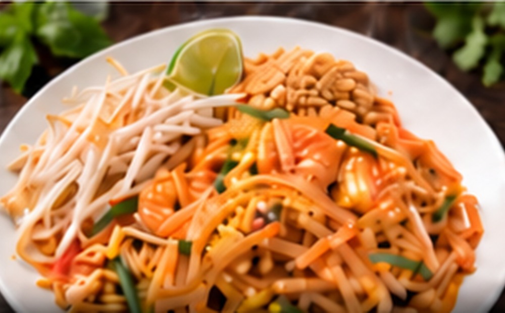 Pad Thai served at Lemon Grass